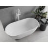 Mexen Rimini laisvai stovinti vonia iš konglomerato 150 x 75 cm, balta matinė - 57241507500