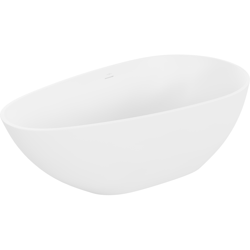 Mexen Palermo laisvai pastatoma akmens masės vonia 150 x 78 cm, balta matinė - 57211507800