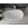 Mexen Palermo laisvai stovinti vonia iš konglomerato 150 x 78 cm, balta matinė - 57211507800
