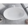 Mexen Parma laisvai stovinti vonia iš konglomerato 160 x 95 cm, matinė balta - 57231609500