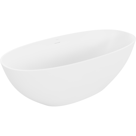 Mexen Bari laisvai pastatoma vonia iš konglomerato 165 x 75 cm, balta matinė - 57221657500