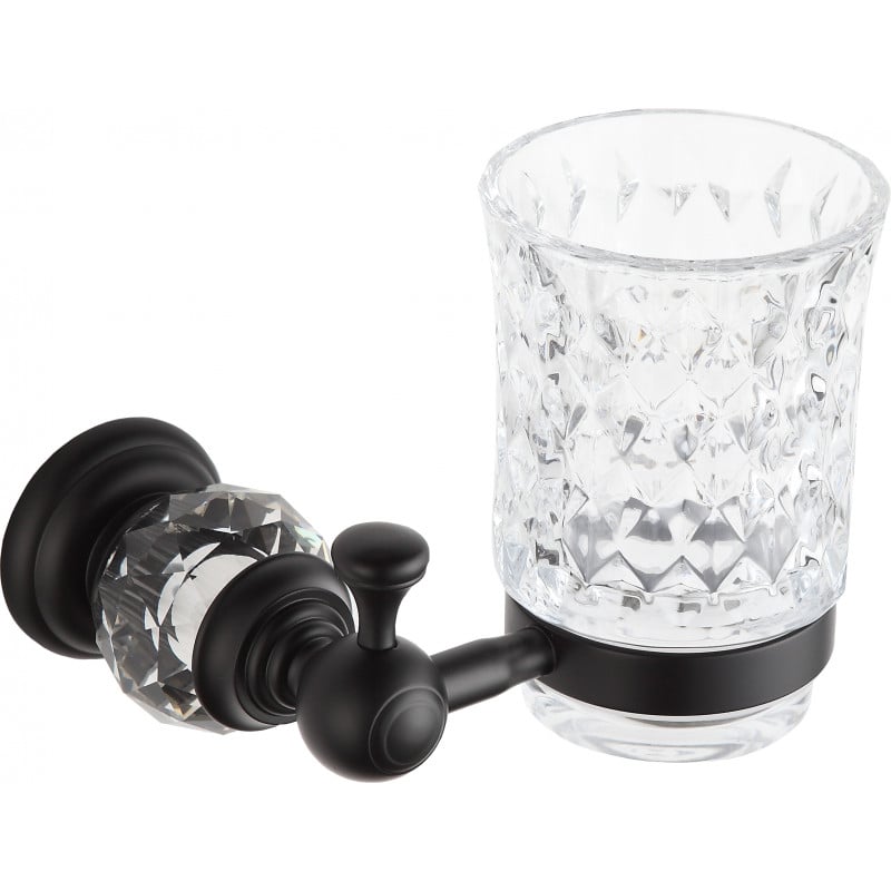 Mexen Estela dantų šepetėlių puodelis, juodas - 7011538-70