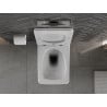 Mexen Vera WC dubuo, beapsauginis kraštas, su lėtai nusileidžiančiu slim dangčiu, duroplast, balta - 30164000