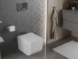 Mexen Vera WC dubuo Rimless su lėtai nusileidžiančiu dangčiu plonas, duroplastikas, baltas - 30164000