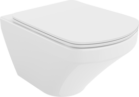 Mexen Vito wc dubenėlė Rimless su lėtai užsidarančiu slim dangčiu, duroplast, baltas blizgesys - 30174000