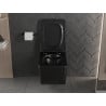 Mexen Vera WC dubuo Rimless su lėtai nusileidžiančiu dangčiu slim, duroplastikas, juoda matinė - 30164070