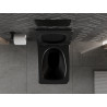 Mexen Vera Rimless WC dubuo su lėtai nusileidžiančiu slim dangčiu, duroplastiku, juoda matinė - 30164070