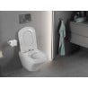 Mexen Vito WC dubuo Rimless su lėtai užsidarančiu plonu dangčiu, duroplastikas, blizgus baltas - 30174000