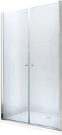 Mexen Texas 90 cm atveriamos dušo durys, skaidrios, chromuotos - 880-090-000-01-00