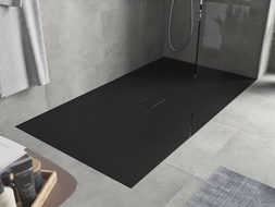 Mexen Hugo stačiakampis dušo padėklas SMC 200 x 100 cm, juodas - 42701020