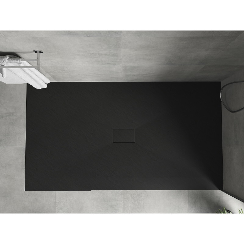 Mexen Hugo stačiakampė dušo kabina SMC 160 x 100 cm, juoda - 42701016