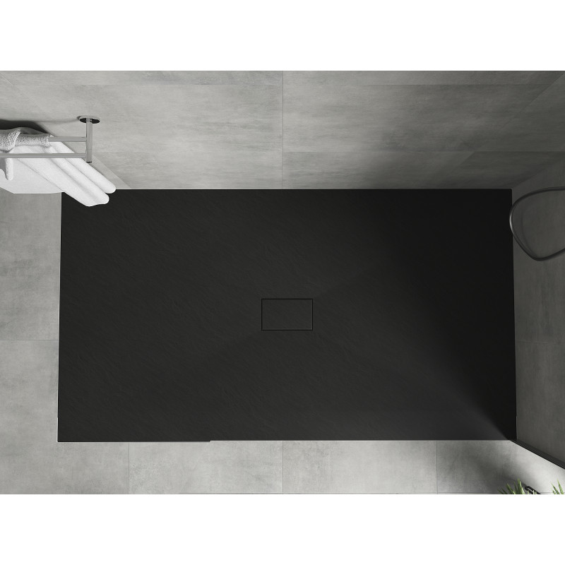 Mexen Hugo stačiakampis dušo padėklas SMC 150 x 100 cm, juodas - 42701015