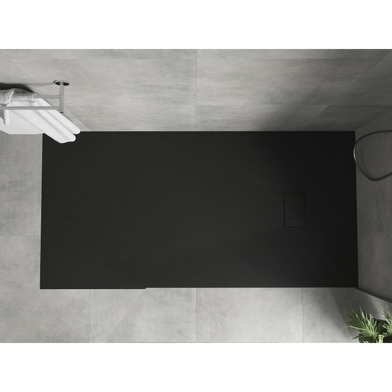 Mexen Hugo stačiakampė SMC dušo kabina 180 x 90 cm, juoda - 42709018