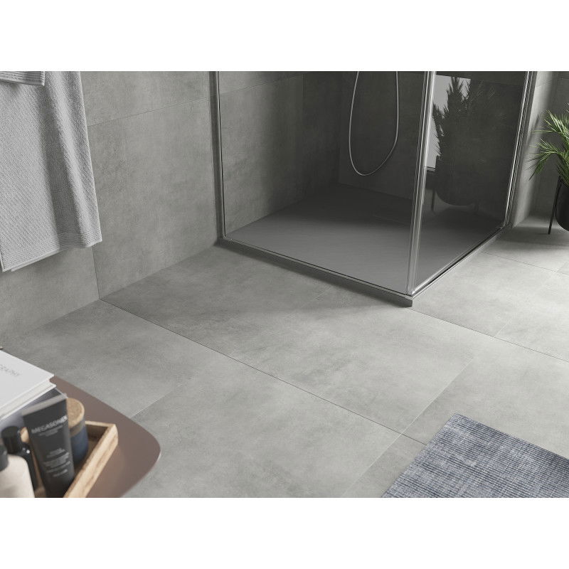 Mexen Hugo kvadratinio formos dušo padėklas SMC 90 x 90 cm, pilkas - 42619090