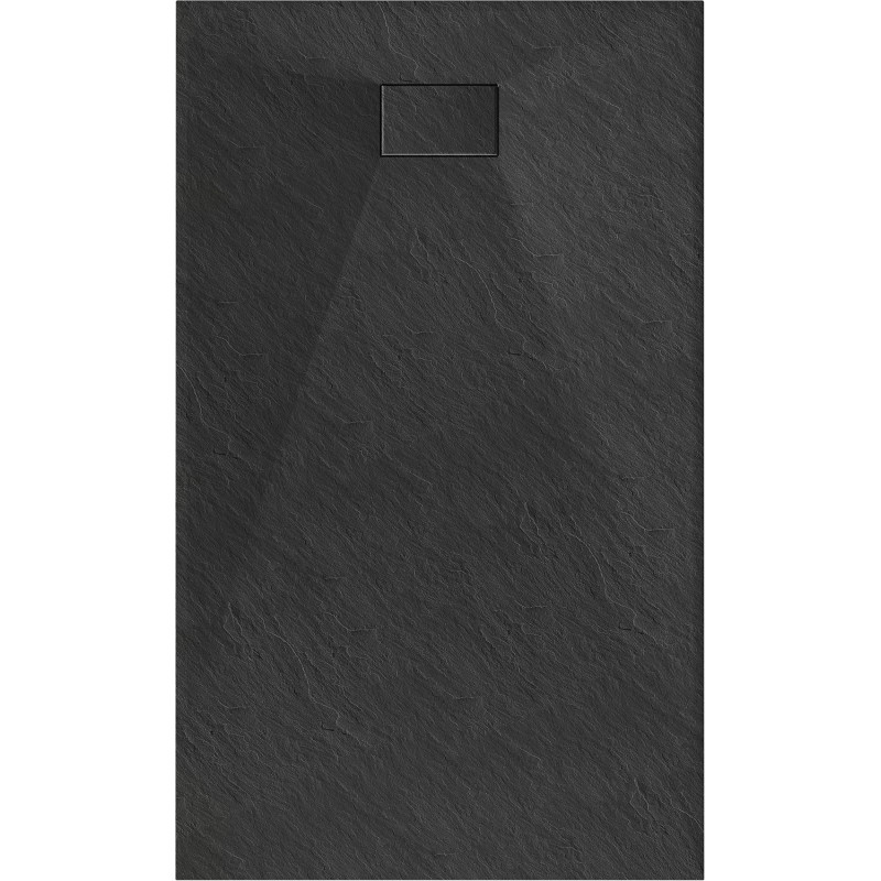 Mexen Hugo stačiakampis dušo kabinos padėklas SMC 140 x 80 cm, juodas - 42708014