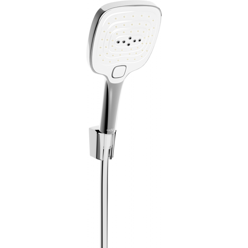 Mexen R-17 taškinis dušo rinkinys, chromuotas/baltas - 785175052-02
