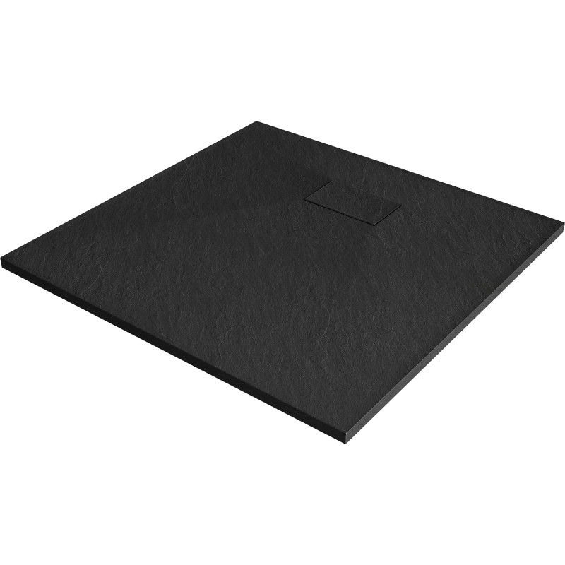 Mexen Hugo kvadratinis SMC dušo padėklas 70 x 70 cm, juodas - 42707070
