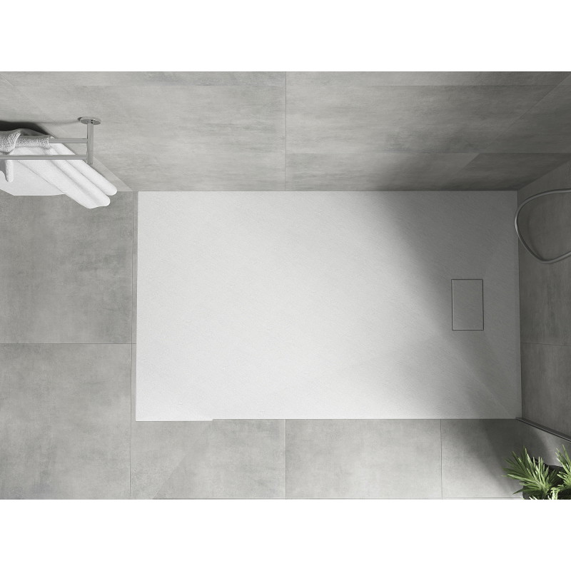 Mexen Hugo stačiakampio formos dušo padėklas SMC 150 x 70 cm, baltas - 42107015