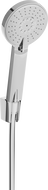 Mexen R-40 taškinis dušo rinkinys, chromas - 785405052-00