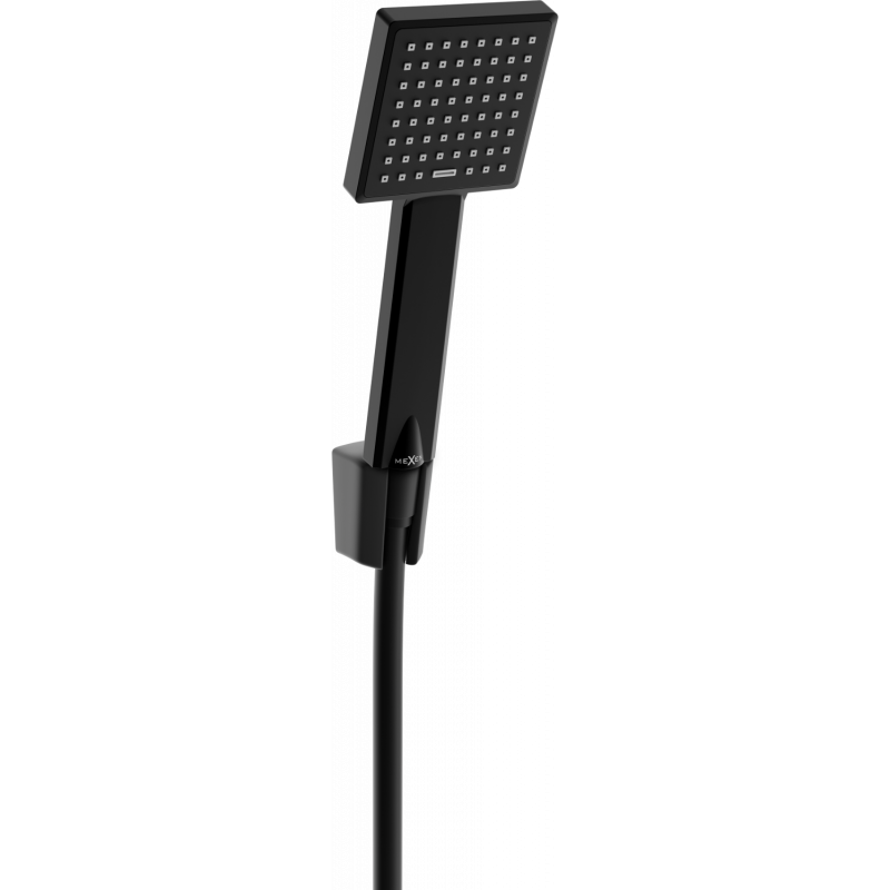 Mexen R-45 taškinis dušo rinkinys, juodas - 785455052-70