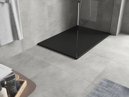 Mexen Hugo stačiakampio formos SMC 120 x 80 cm dušo padėklas, juodas - 42708012