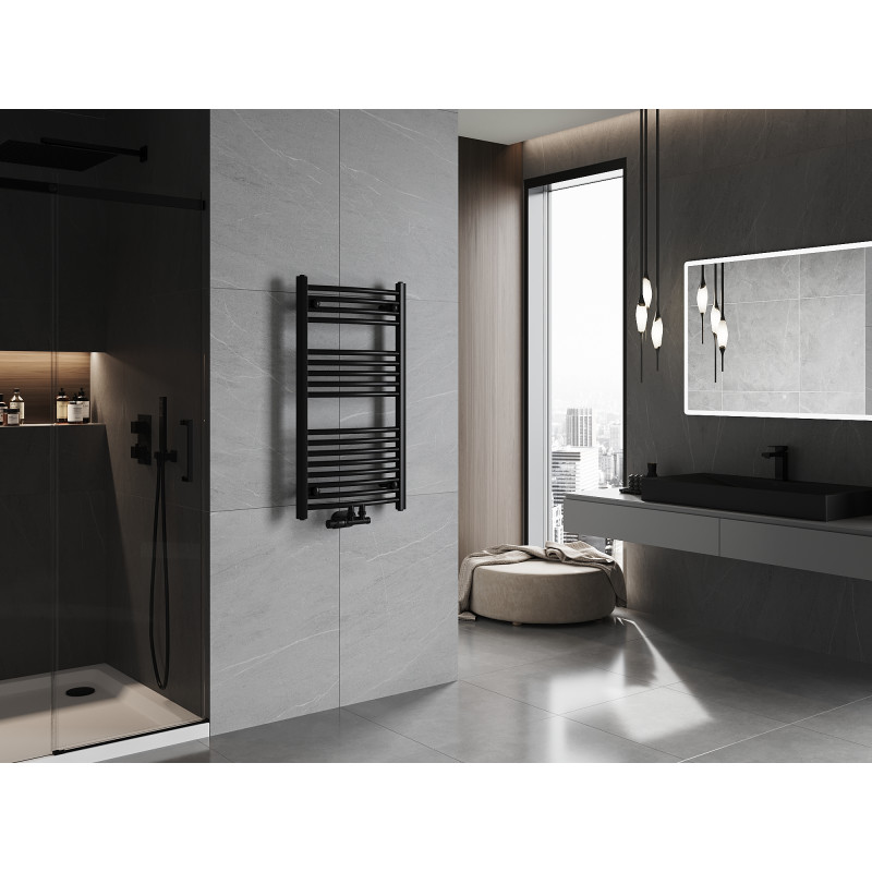 Mexen Ares vonios radiatorių 900 x 500 mm, 372 W, juodas - W102-0900-500-00-70