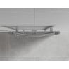 Mexen Ares rankšluosčių gyvatukas 1200 x 500 mm, 420 W, chromas - W102-1200-500-00-01