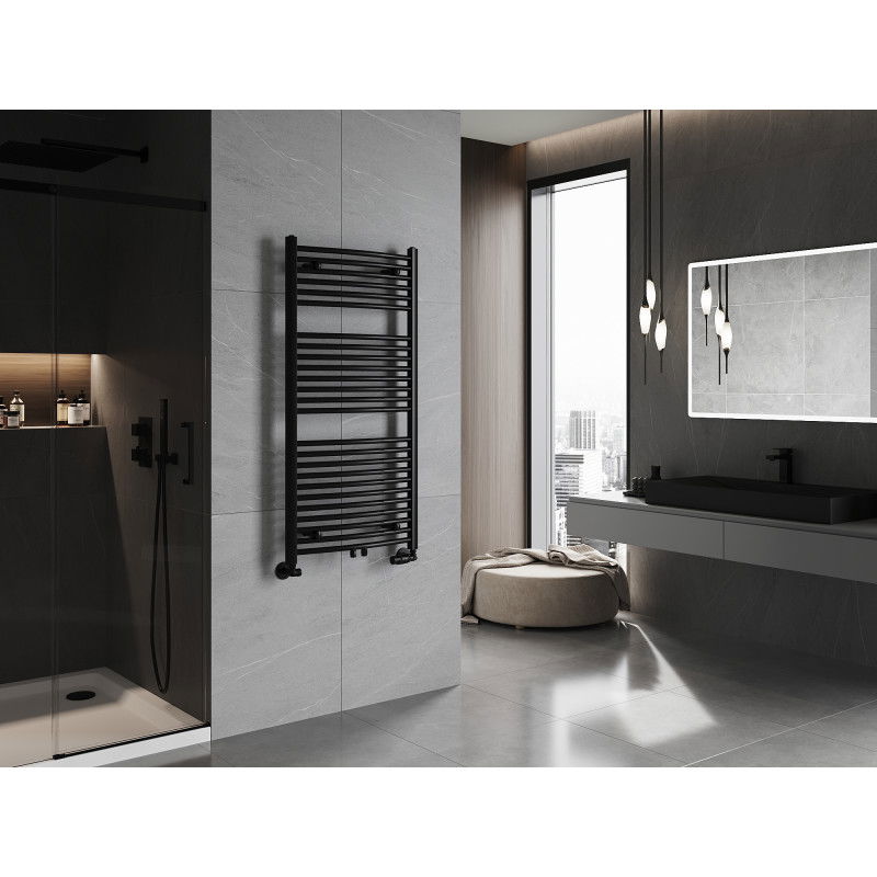 Mexen Ares vonios kambario radiatorius 1200 x 600 mm, 620 W, juodas - W102-1200-600-00-70