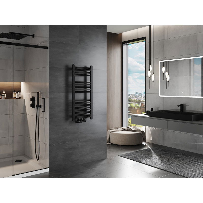 Mexen Mars vonios kambario radiatorius 900 x 400 mm, 309 W, juodas - W110-0900-400-00-70