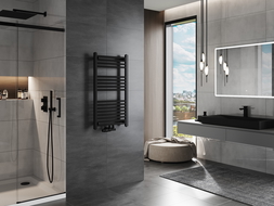 Mexen Mars vonios kambario radiatorius 900 x 500 mm, 370 W, juodas - W110-0900-500-00-70