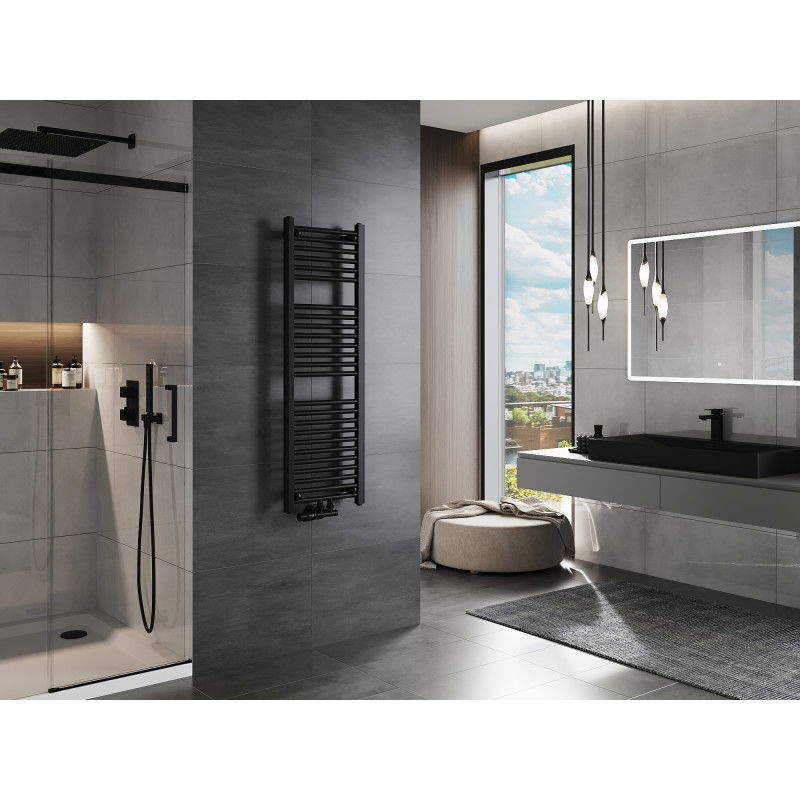 Mexen Mars vonios kambario radiatorius 1200 x 400 mm, 439 W, juodas - W110-1200-400-00-70