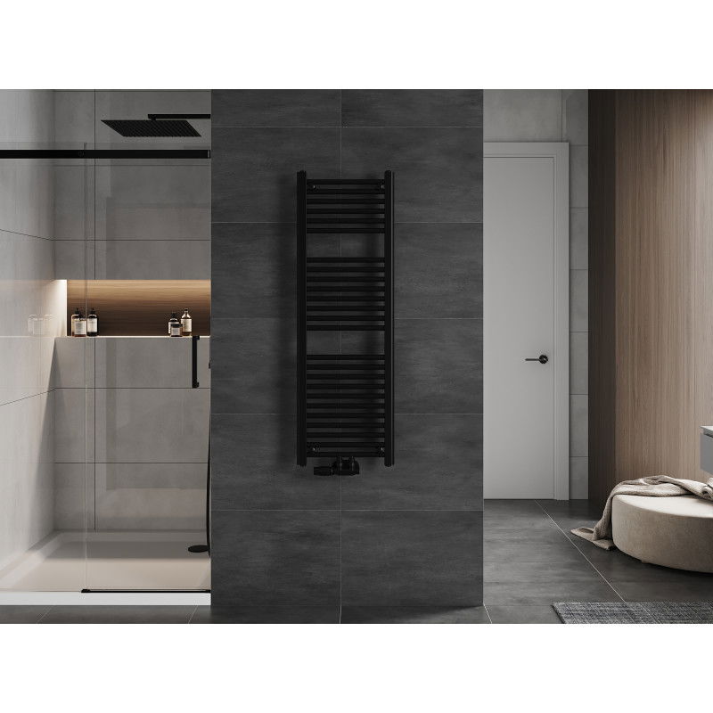 Mexen Mars vonios kambario radiatorius 1200 x 400 mm, 439 W, juodas - W110-1200-400-00-70
