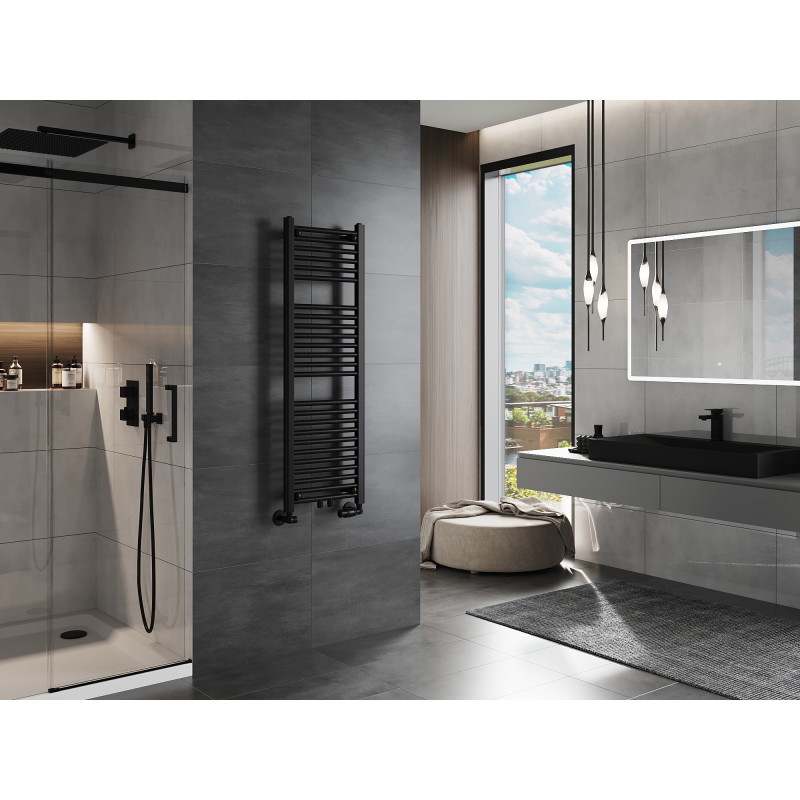 Mexen Mars vonios radiatorių 1200 x 400 mm, 439 W, juodas - W110-1200-400-00-70