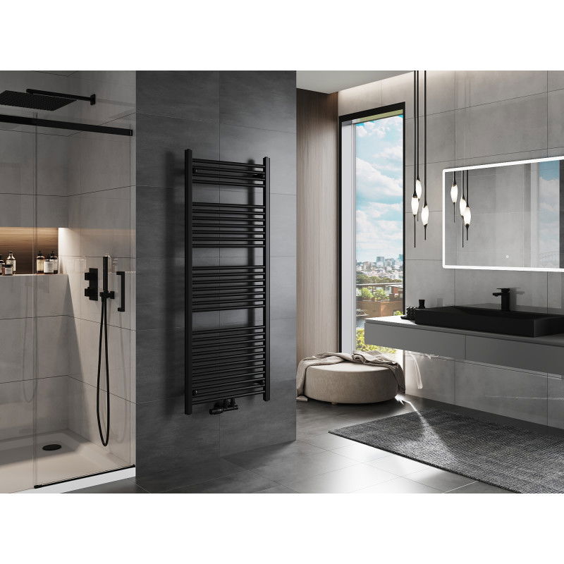 Mexen Mars vonios kambario radiatorius 1500 x 600 mm, 729 W, juodas - W110-1500-600-00-70