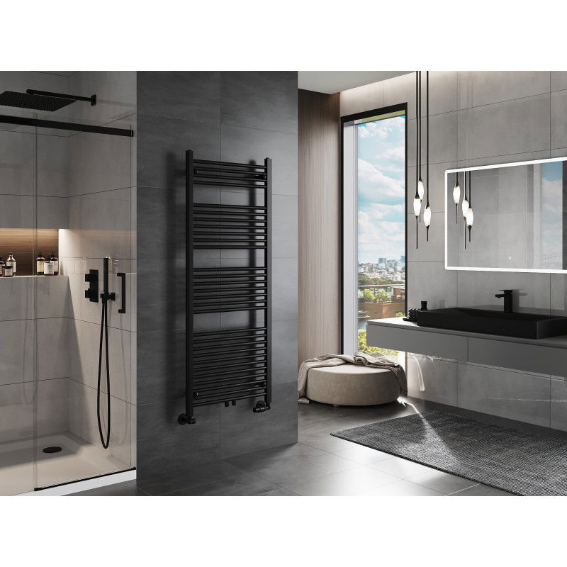 Mexen Mars vonios kambario radiatorius 1500 x 600 mm, 729 W, juodas - W110-1500-600-00-70
