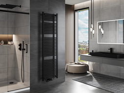 Mexen Mars vonios kambario radiatorius 1800 x 500 mm, 814 W, juodas - W110-1800-500-00-70