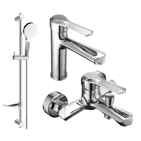 Mexen Sabre DF05 vonios komplektas, chromas - 72103DF05-00