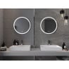 Mexen Gobi apvalus apšviestas vonios veidrodis, 60 cm, LED 6000K, antifog - 9801-060-060-611-00