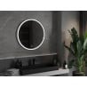 Mexen Gobi apšviestas vonios veidrodis 80 x 80 cm, LED 6000K, apsauga nuo garų - 9801-080-080-611-00