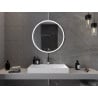 Mexen Gobi apšviestas vonios veidrodis 80 x 80 cm, LED 6000K, apsauga nuo garų - 9801-080-080-611-00