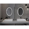 Mexen Elz apšviestas vonios veidrodis 50 x 70 cm, LED 6000K, antigaru - 9802-050-070-611-00
