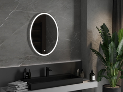 Mexen Elz apšviestas vonios veidrodis 60 x 80 cm, LED 6000K, antifog - 9802-060-080-611-00