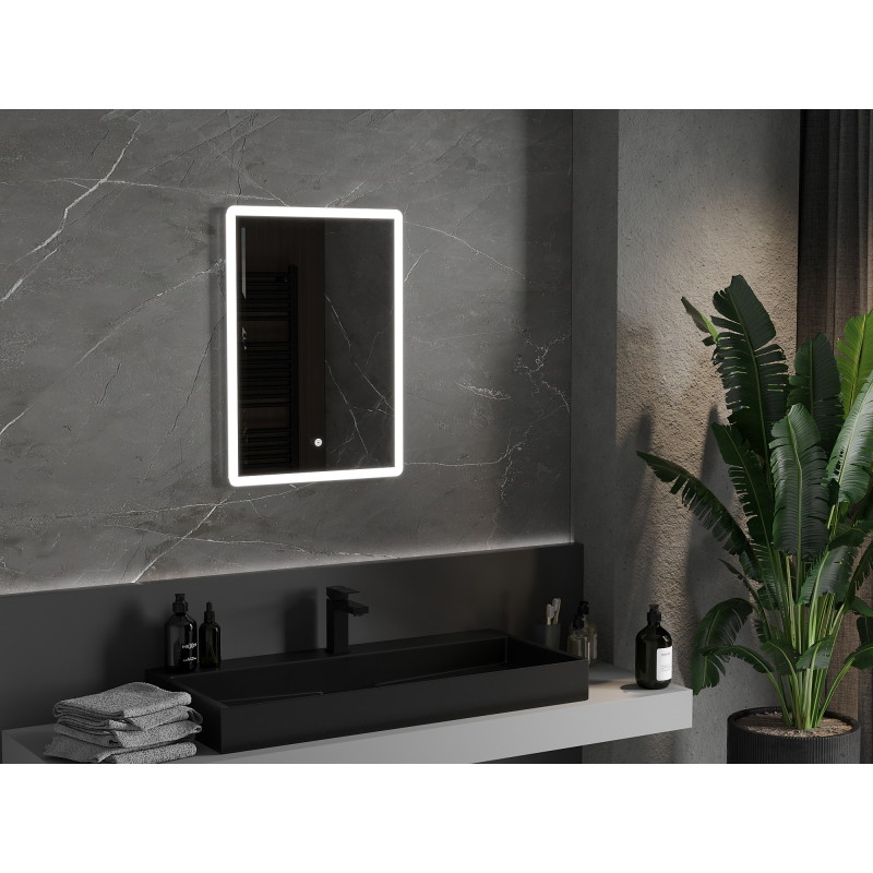 Mexen Navia apšviestas vonios veidrodis 50 x 70 cm, LED 6000K, antirūkas - 9803-050-070-611-00