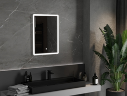 Mexen Navia apšviestas vonios veidrodis 50 x 70 cm, LED 6000K, apsauga nuo garų - 9803-050-070-611-00