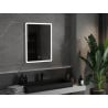 Mexen Navia apšviestas vonios veidrodis 60 x 80 cm, LED 6000K, apsauga nuo garų - 9803-060-080-611-00