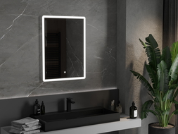 Mexen Navia apšviestas vonios veidrodis 60 x 80 cm, LED 6000K, apsauga nuo garų - 9803-060-080-611-00