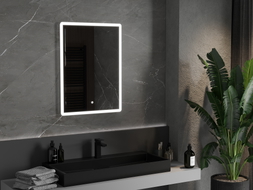 Mexen Navia apšviestas vonios veidrodis 60 x 80 cm, LED 6000K, priešrasotinis - 9803-060-080-611-00
