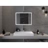 Mexen Navia veidrodinis vonios veidrodis 80 x 60 cm, LED 6000K, sistema nuo rasojimo - 9803-080-060-611-00