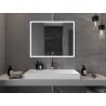 Mexen Navia vonios veidrodis su apšvietimu 100 x 80 cm, LED 6000K, apsauga nuo rasojimo - 9803-100-080-611-00