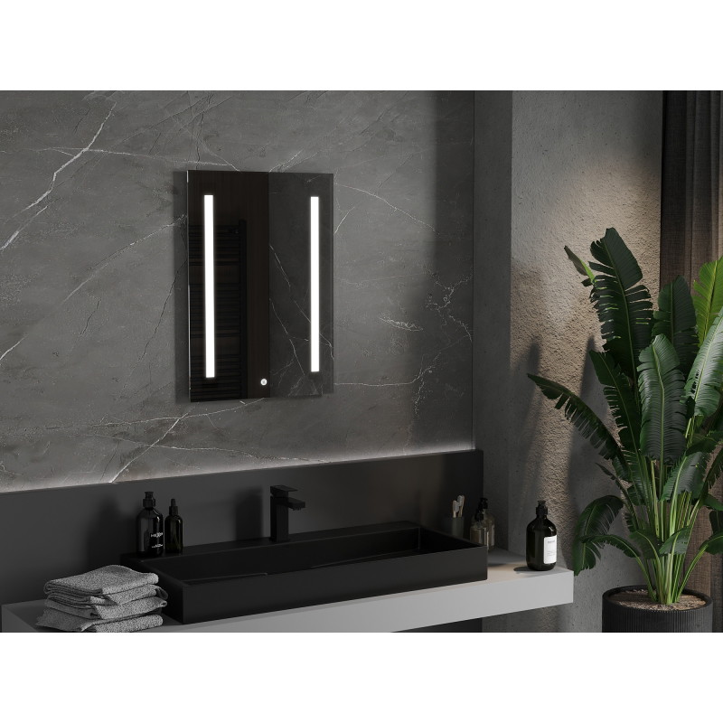 Mexen Remi 50 x 70 cm apšviestas vonios veidrodis, LED 6000K, priešrasojantis - 9804-050-070-611-00